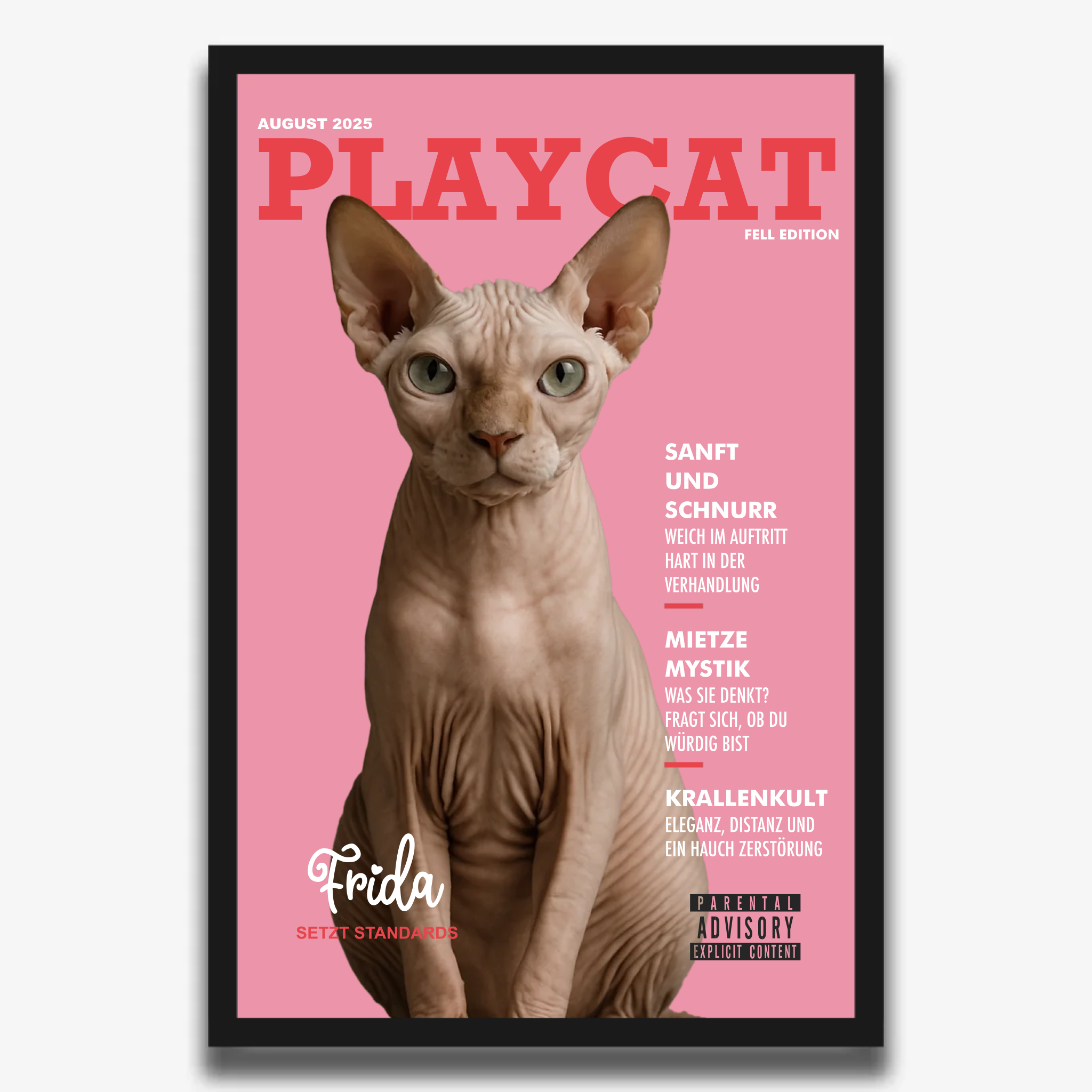 "PLAYCAT" Poster