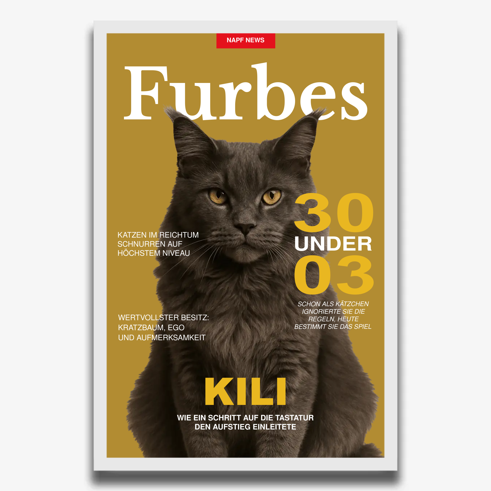 "FURBES" Poster für Katzen