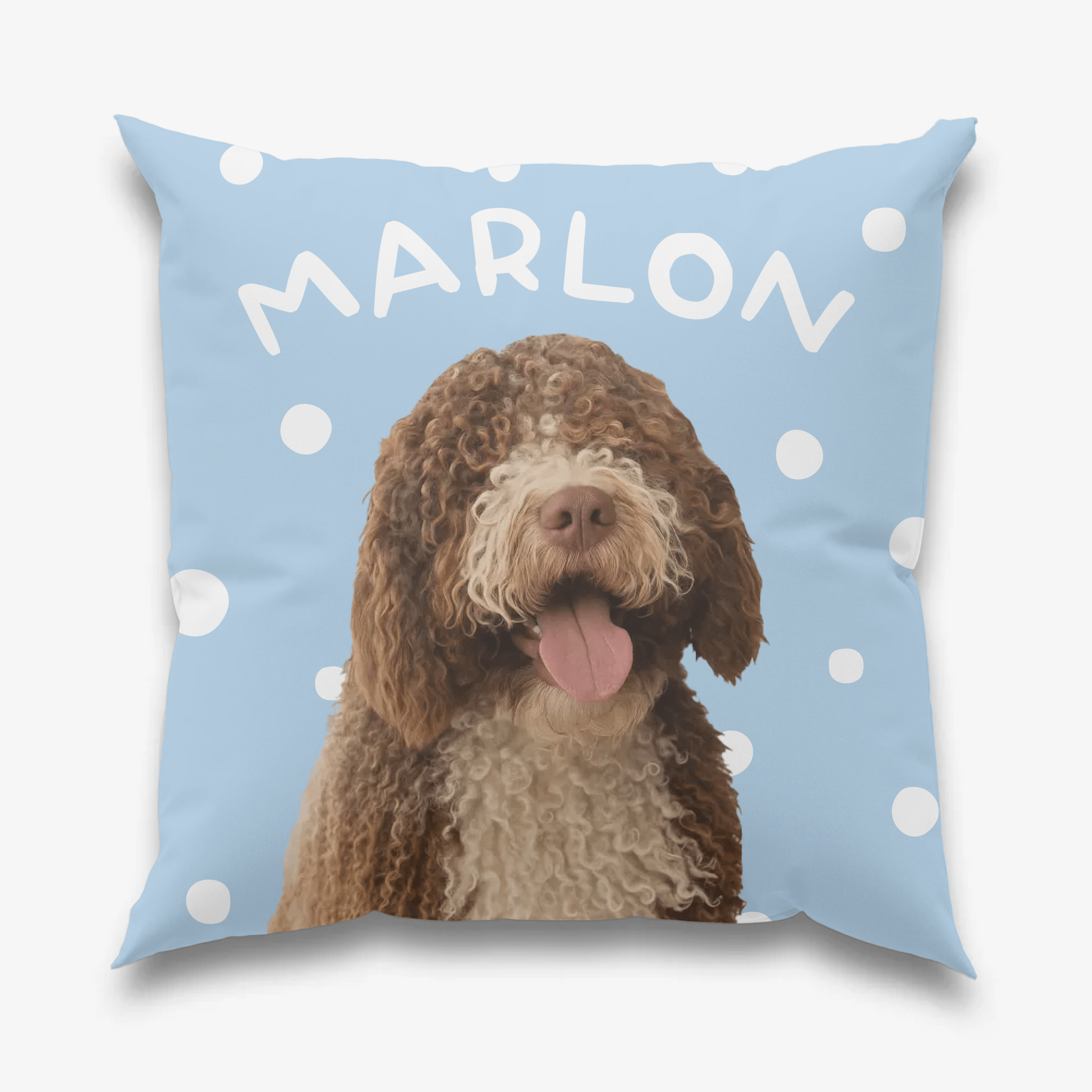 Kissen "Punkte" – Personalisiert mit Name & Foto - PetWorld