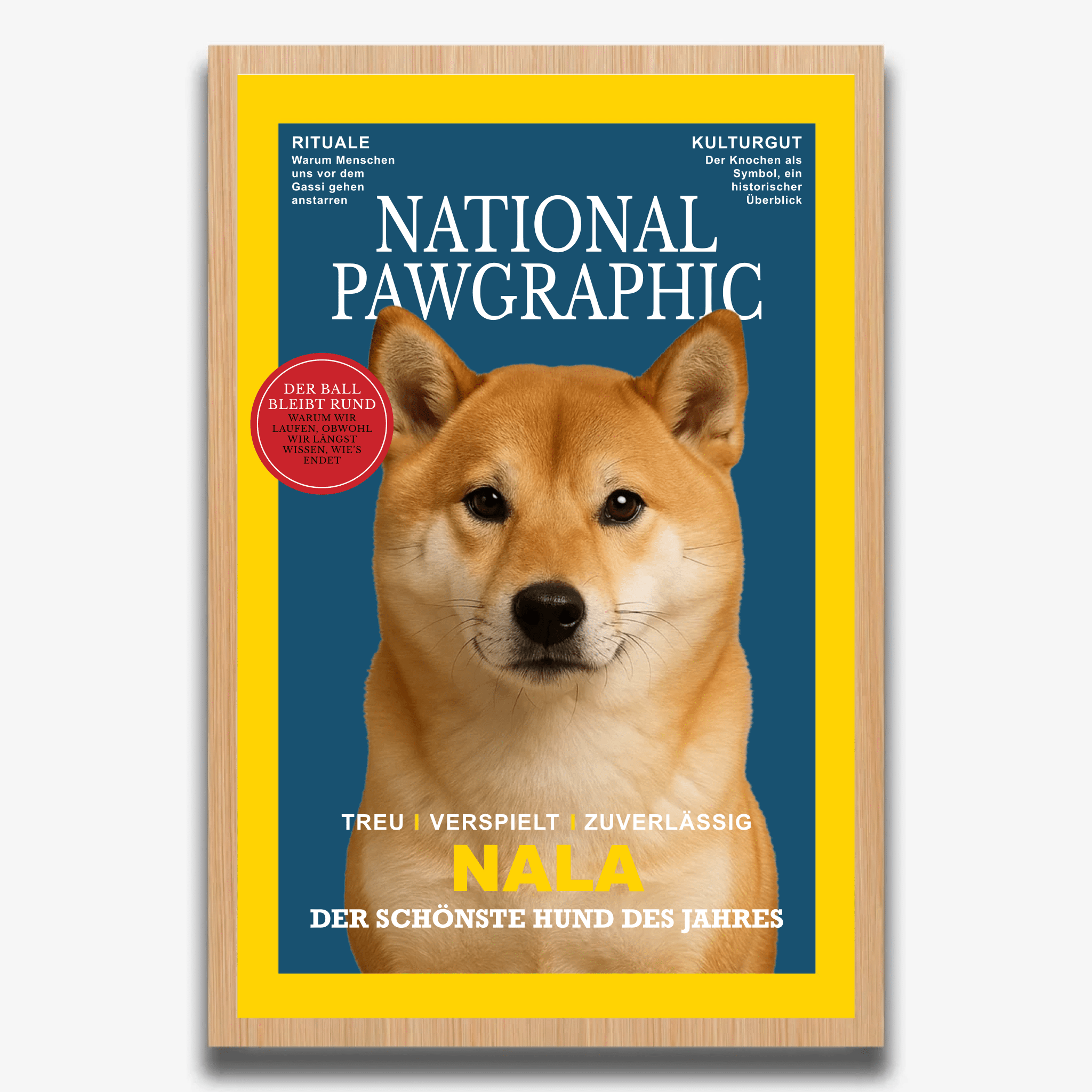 "NATIONAL PAWGRAPHIC" Poster für Hunde - PetWorld