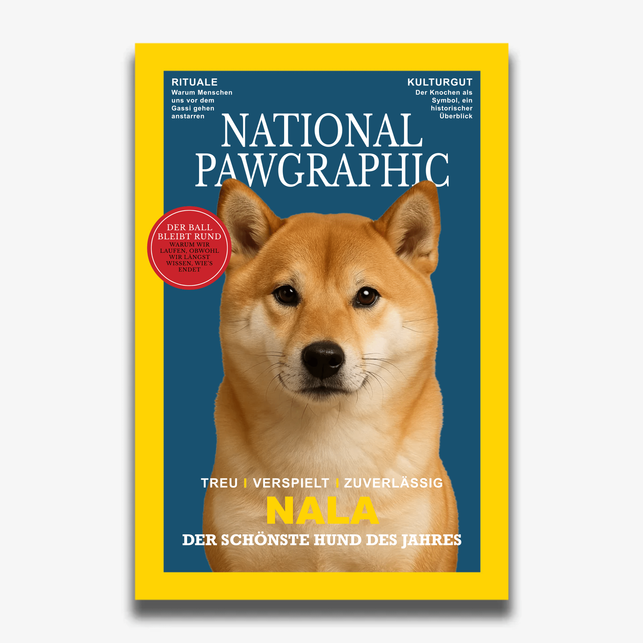 "NATIONAL PAWGRAPHIC" Poster für Hunde - PetWorld