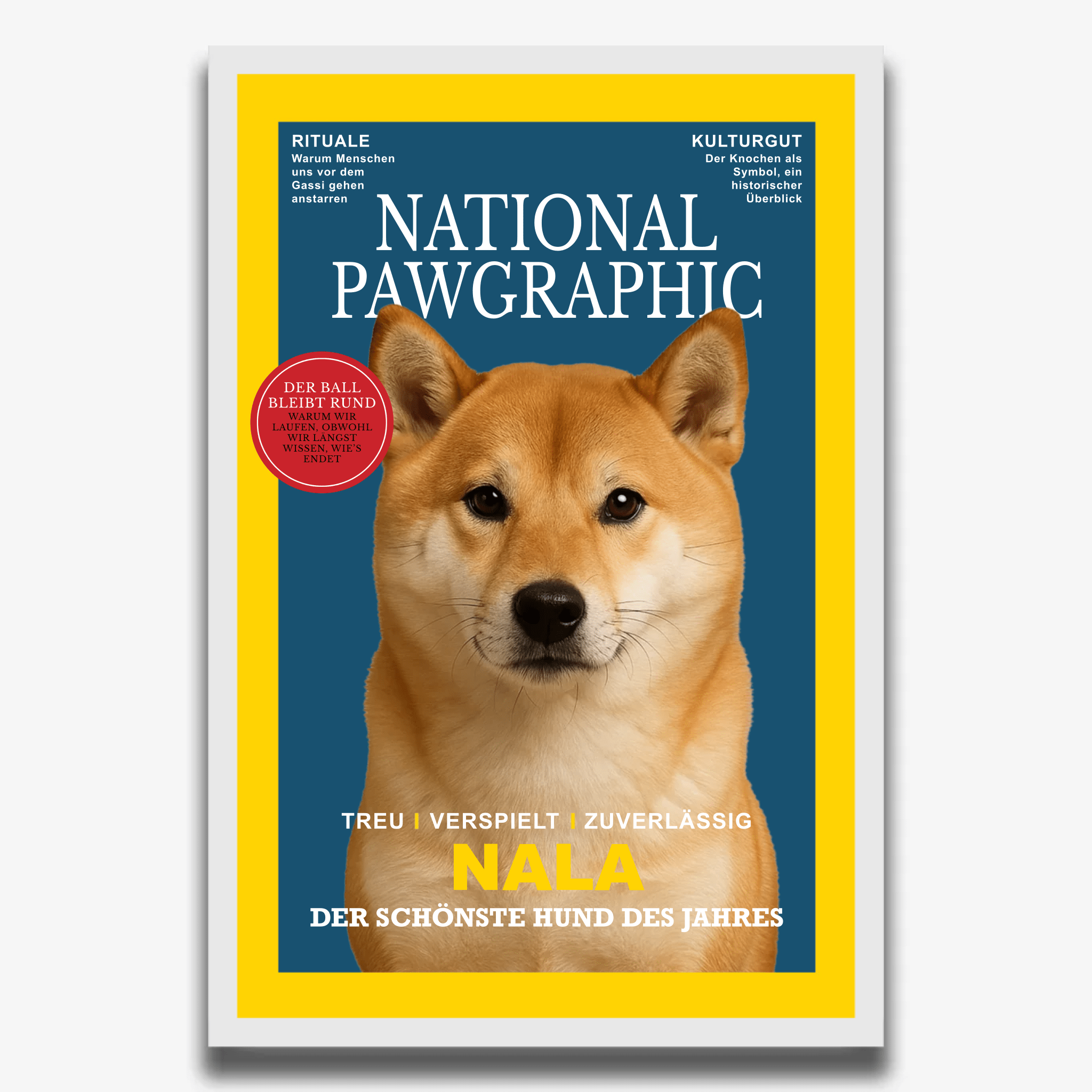 "NATIONAL PAWGRAPHIC" Poster für Hunde - PetWorld