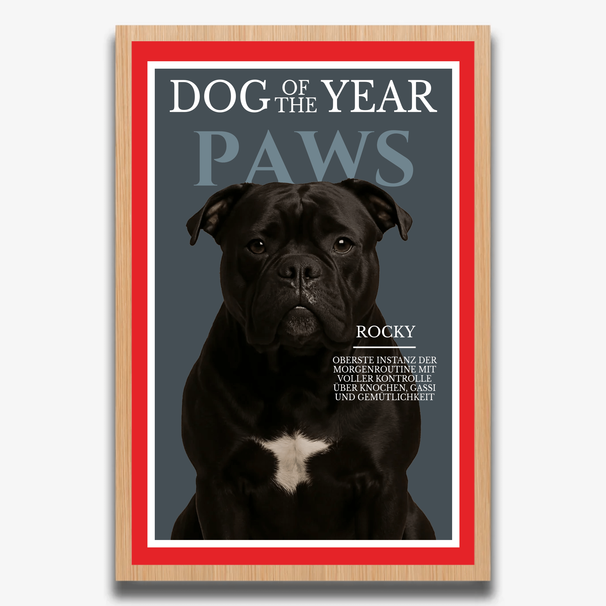 "PAWS" Poster für Hunde - PetWorld