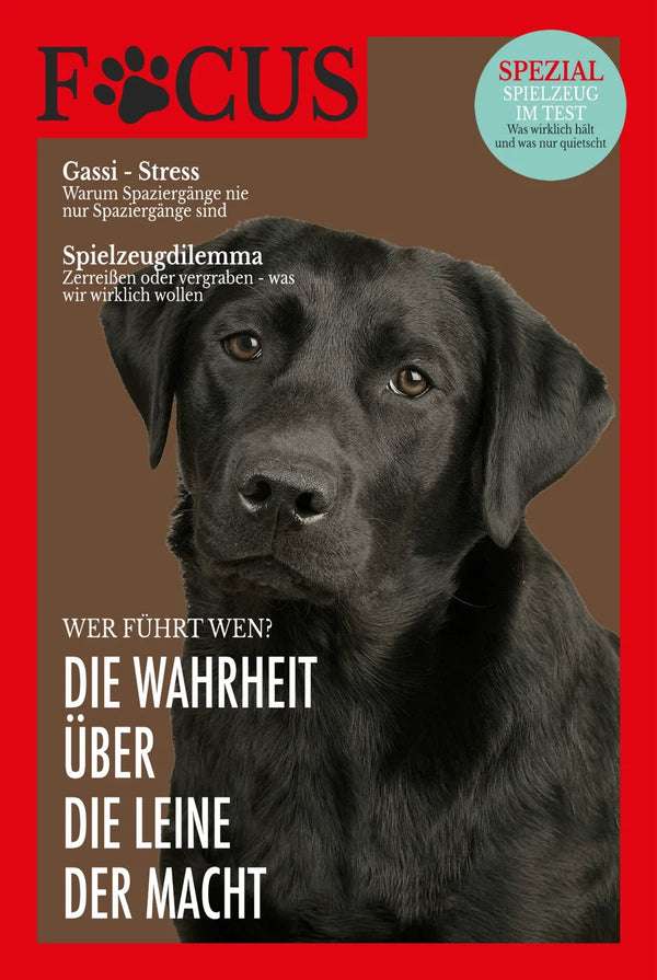 FURCUS – Hundeposter im Nachrichten-Magazin-Look
