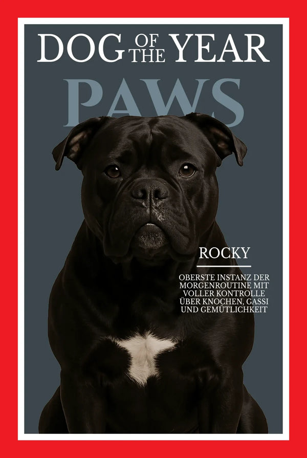 PAWS – Hundeposter „Dog of the Year“